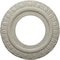 Ekena Millwork Claremont Ceiling Medallion (Canopies up to 5 5/8"), 9"OD x 4 1/2"ID x 1/2"P, Pot of Cream Crackle CM09CLPCC - alternate 1